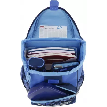 Herlitz UltraLight Plus školská aktovka, Blue Shark