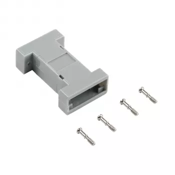 EFB Elektronik prázdne plastové puzdro 09-09-pólové, sivé