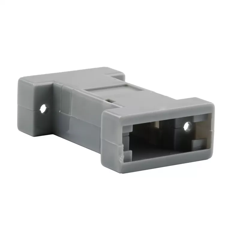 EFB Elektronik prázdne plastové puzdro 09-09-pólové, sivé