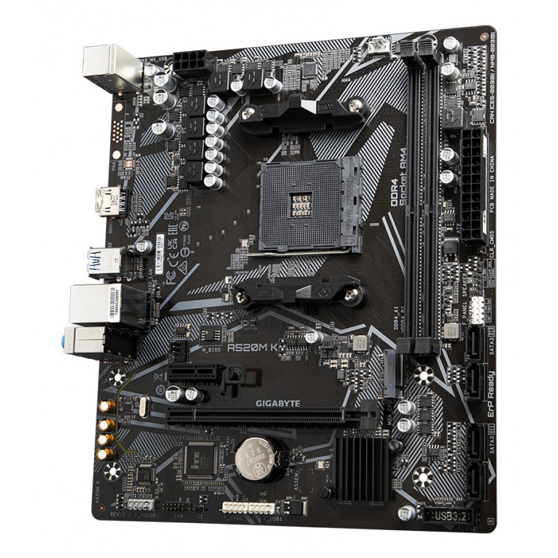 Gigabyte A520M K základná doska, AMD A520, AM4, mATX