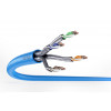 Digitus Cat6a U/FTP inštalačný kábel, 100 m, modrý, LSZH, simplex