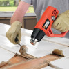 Black+Decker KX2001K teplovzdušná pištoľ, 2000 W, 50–450 °C / 90–600 °C