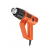 Black+Decker KX2001K teplovzdušná pištoľ, 2000 W, 50–450 °C / 90–600 °C