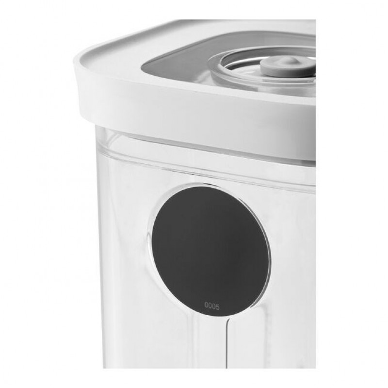 ZWILLING 1026082 obdĺžnikové nádoby na potraviny, 5,4 l, transparentná/biela, 5 ks