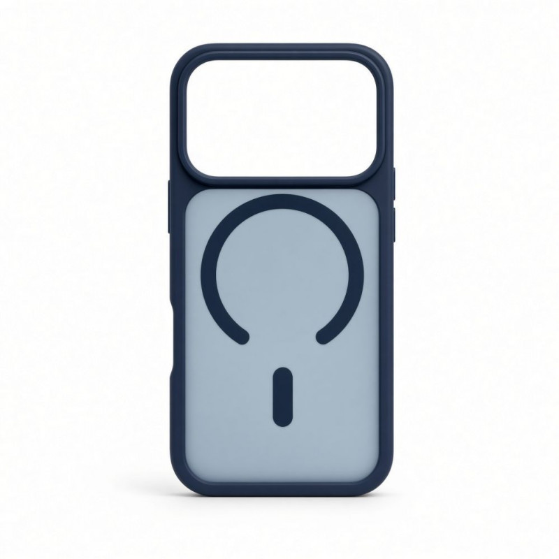 Evelatus Silver-Shield Skin Feel 2-in-1 MagSafe puzdro pre Apple iPhone 18 Pro Max, tmavomodrá