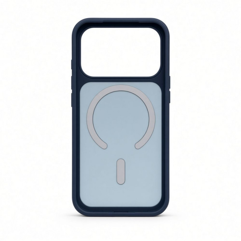 Evelatus Silver-Shield Skin Feel 2-in-1 MagSafe puzdro pre Apple iPhone 18 Pro, tmavomodrá