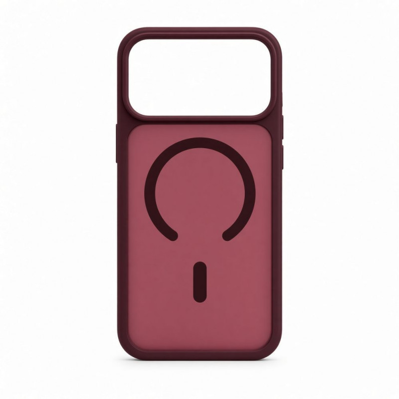Evelatus Silver-Shield Skin Feel 2-in-1 MagSafe puzdro pre Apple iPhone 18 Pro Max, burgundská