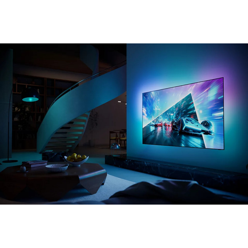 Philips 65OLED761/12 65 palcov (164 cm) 4K UHD TV, Ambilight 3-stranný, 120 Hz, čierny