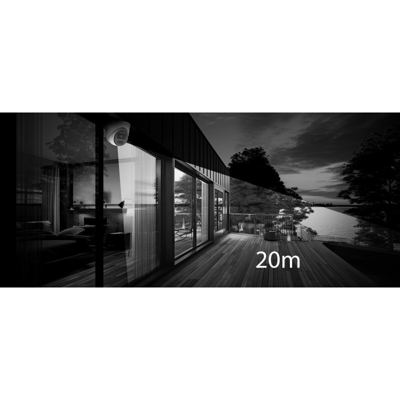 IP kamera Hilook IPC-T241H-C Dome 4MP 2,8mm IR20m