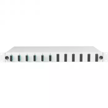 EFB Elektronik výsuvná spájacia krabica SC 50/125 µm OM3, 12 pigtailov, 6 spojok