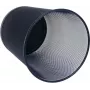 WEDO odpadkový kôš Office z drôteného kovu, 18 l, okrúhly, čierny, výška 350 mm