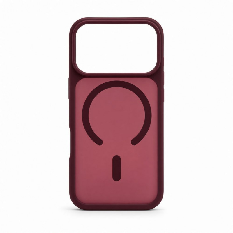 Evelatus Silver-Shield Skin Feel 2-in-1 MagSafe puzdro pre Apple iPhone 18 Pro, burgundské