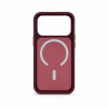 Evelatus Silver-Shield Skin Feel 2-in-1 MagSafe puzdro pre Apple iPhone 18 Pro, burgundské