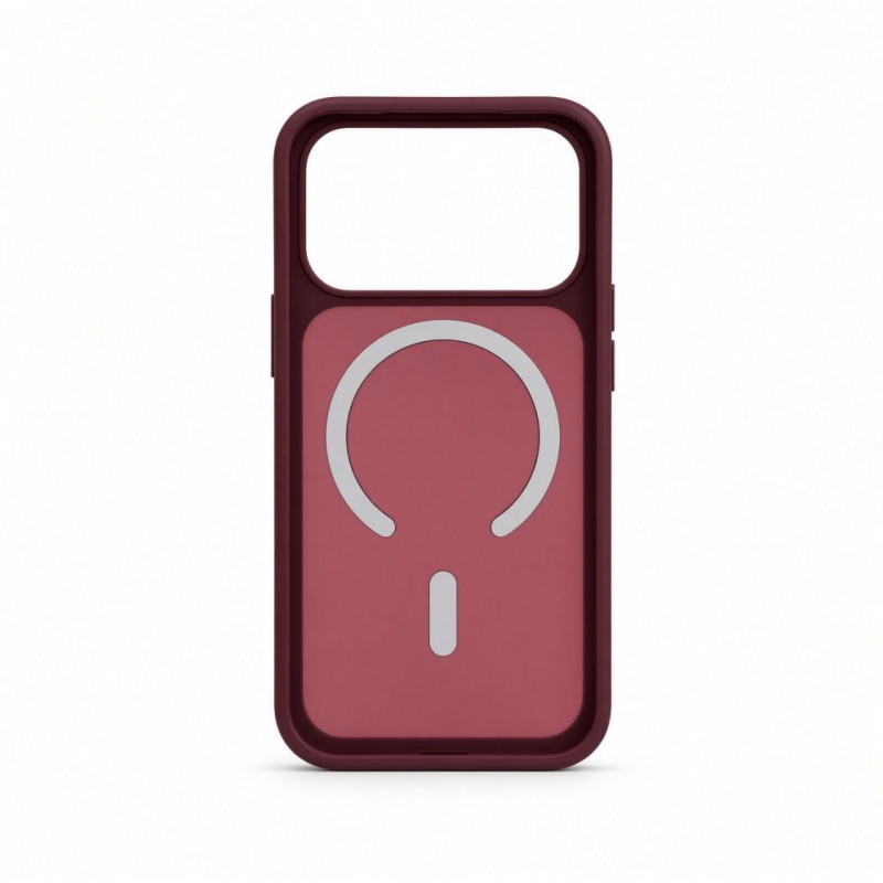 Evelatus Silver-Shield Skin Feel 2-in-1 MagSafe puzdro pre Apple iPhone 18 Pro, burgundské