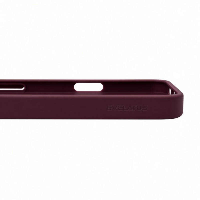 Evelatus Silver-Shield Skin Feel 2-in-1 MagSafe puzdro pre Apple iPhone 18 Pro, burgundské