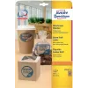 Avery Zweckform L7110-25 etikety, permanentne lepiace, prírodne hnedá, 62 x 42 mm, 450 ks (25 listov x 18)