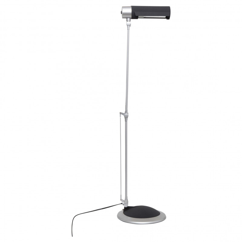 MAUL MAULoffice LED stolná lampa, 9,5 W, strieborná