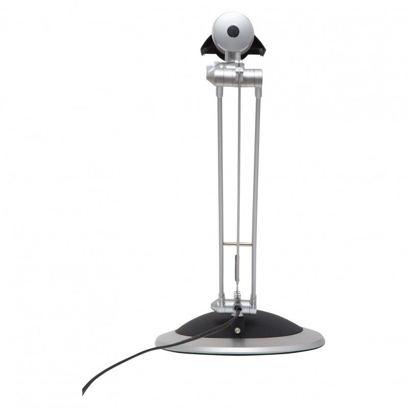 MAUL MAULoffice LED stolná lampa, 9,5 W, strieborná