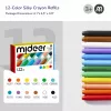 Mideer Silky Crayons náhradné náplne, mäkké a umývateľné, 12 ks