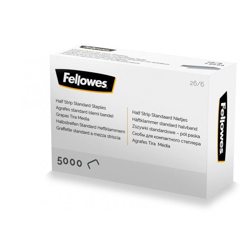 Fellowes sponky 26/6, 5000 kusov