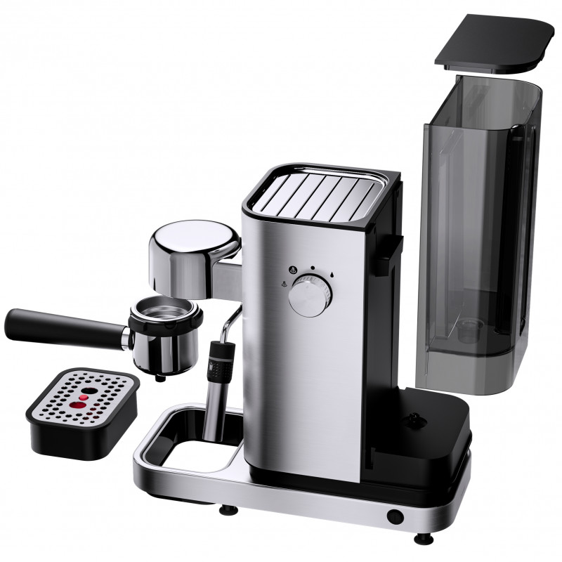 WMF Lumero pákový kávovar na espresso, Cromargan