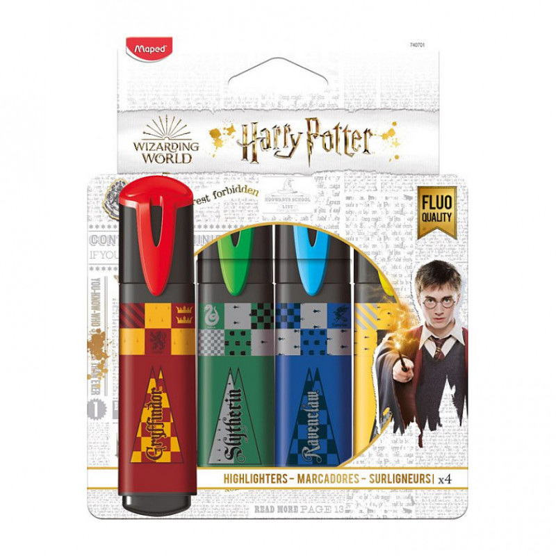 maped Harry Potter zvýrazňovač, viacfarebný
