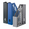 HAN stojan na časopisy, recyklovaný plast, čierny, DIN C4
