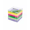 Folia box na poznámky HAPPY VIBES priehľadný vrátane 700 lístočkov