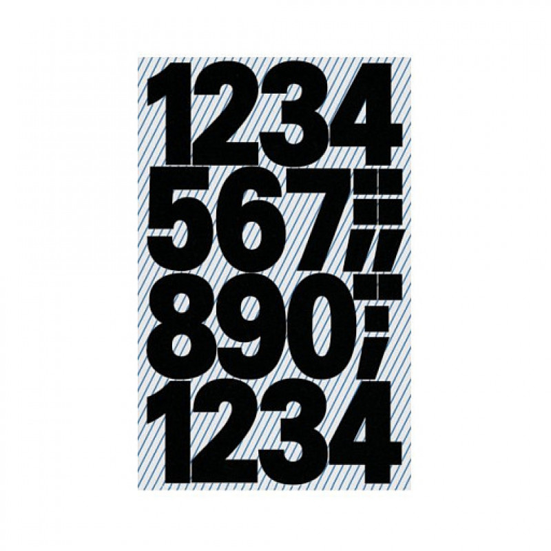 AVERY Zweckform lepiace čísla 3785 číslice, čierna, 25,0 mm, 48 etikiet