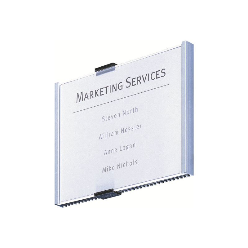 Durable INFO SIGN tabuľka na dvere, 210 x 148,5 mm, metalická strieborná (480523)