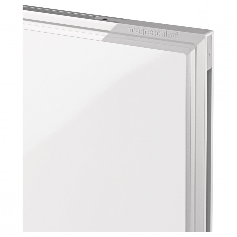 magnetoplan biela tabuľa 90 x 60 cm, bielo lakovaná oceľ