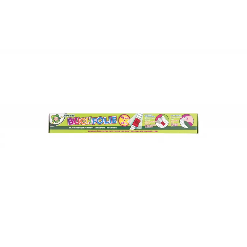 JOLLY samolepiaca fólia na ochranu kníh 45 cm x 10 m priehľadná