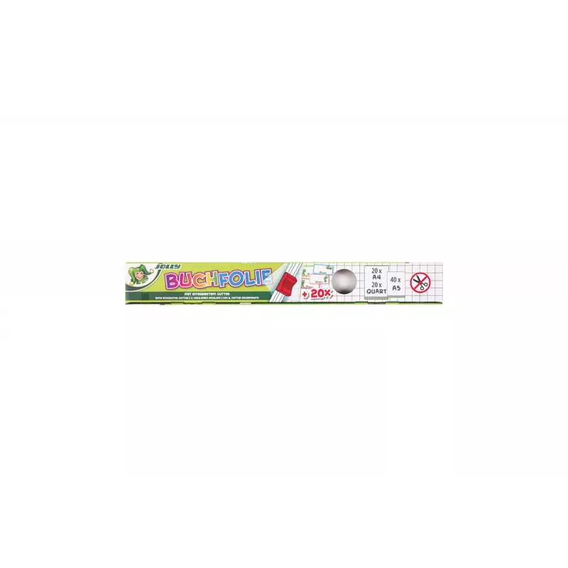 JOLLY samolepiaca fólia na ochranu kníh 45 cm x 10 m priehľadná