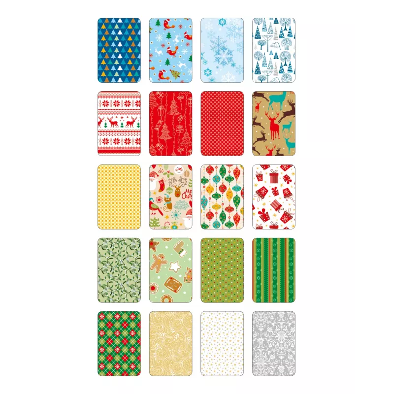 folia blok s motívmi Vianoce, 270 g/m², farebný sortiment