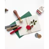 folia pečatný set, červená, strieborná, zlatá