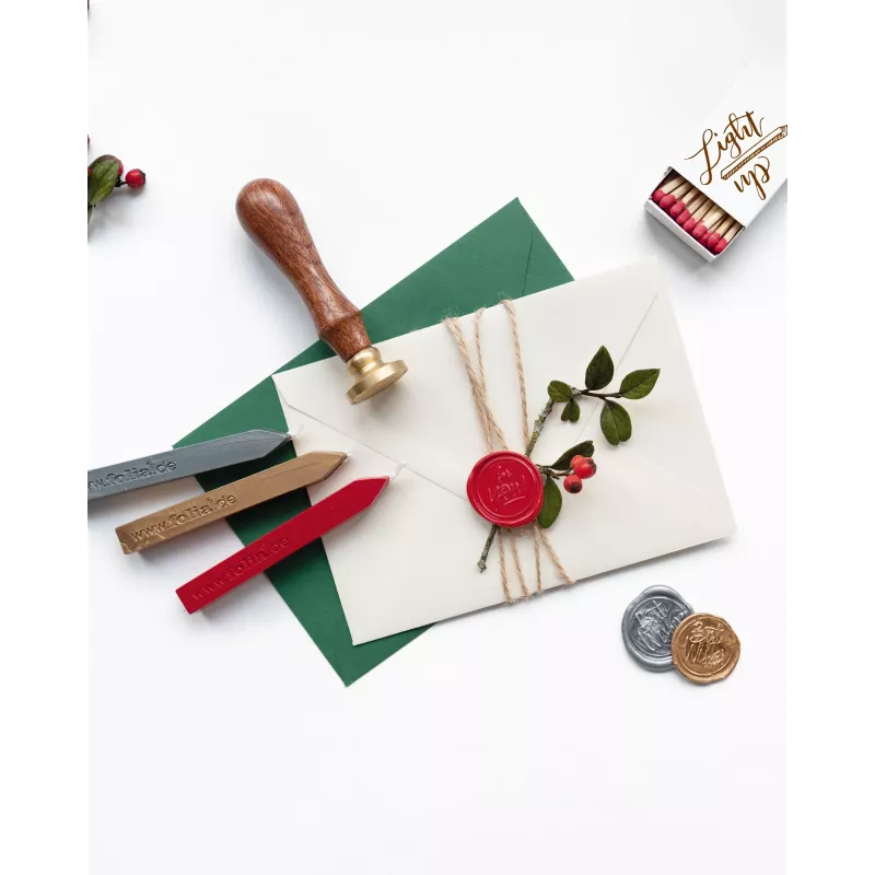 folia pečatný set, červená, strieborná, zlatá