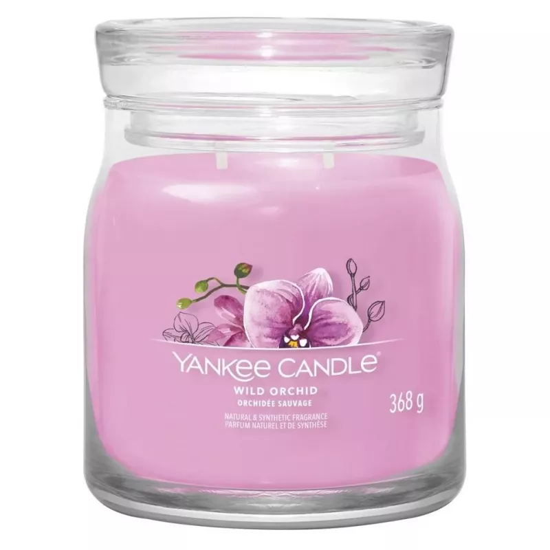 Yankee Candle Wild Orchid sviečka, stredná
