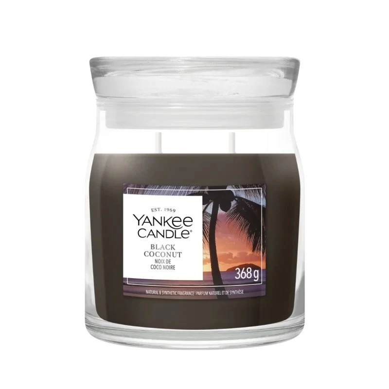 Yankee Candle Black Coconut sviečka, stredná