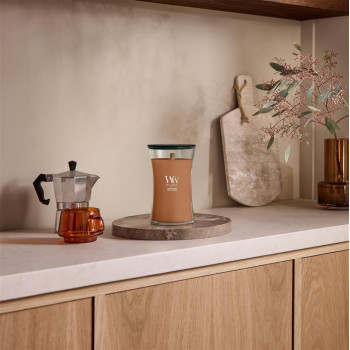 WoodWick Radiant Amber sviečka, stredná