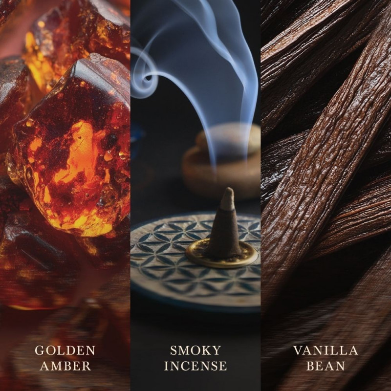 WoodWick Radiant Amber sviečka, stredná