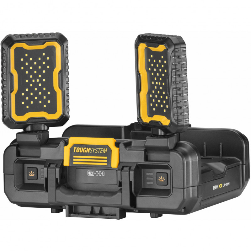DeWALT DWST08061-1 ToughSystem 2.0 kufrík na náradie s osvetlením, 14 l, čierno-žltý