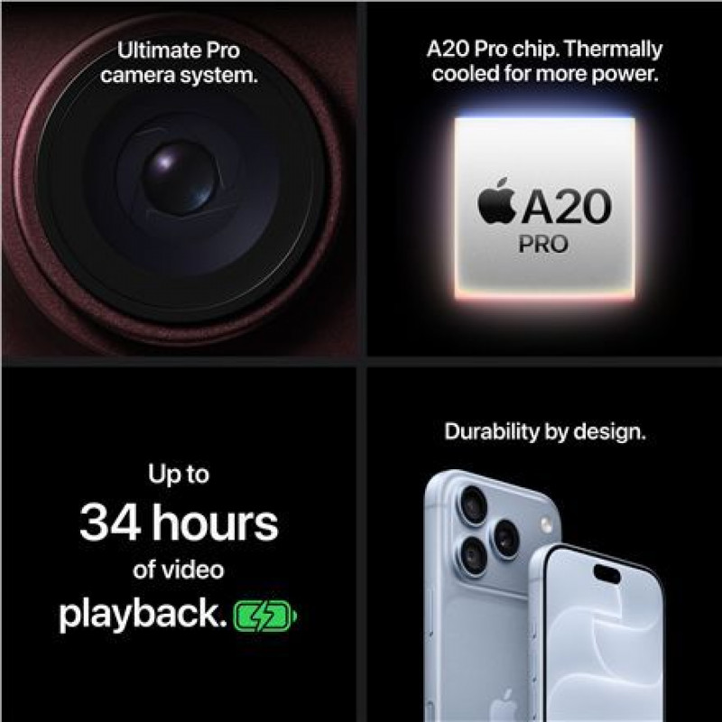 Apple iPhone 18 Pro 2TB bordový MJT54ZD/A
