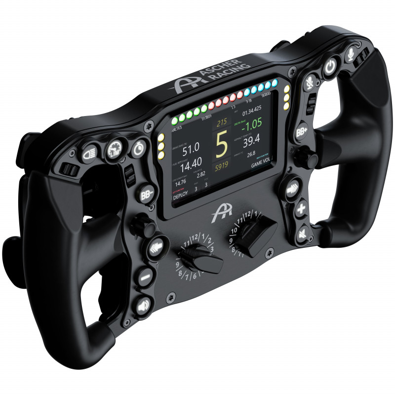 Ascher Racing Ultimate Black Edition volant pre sim racing