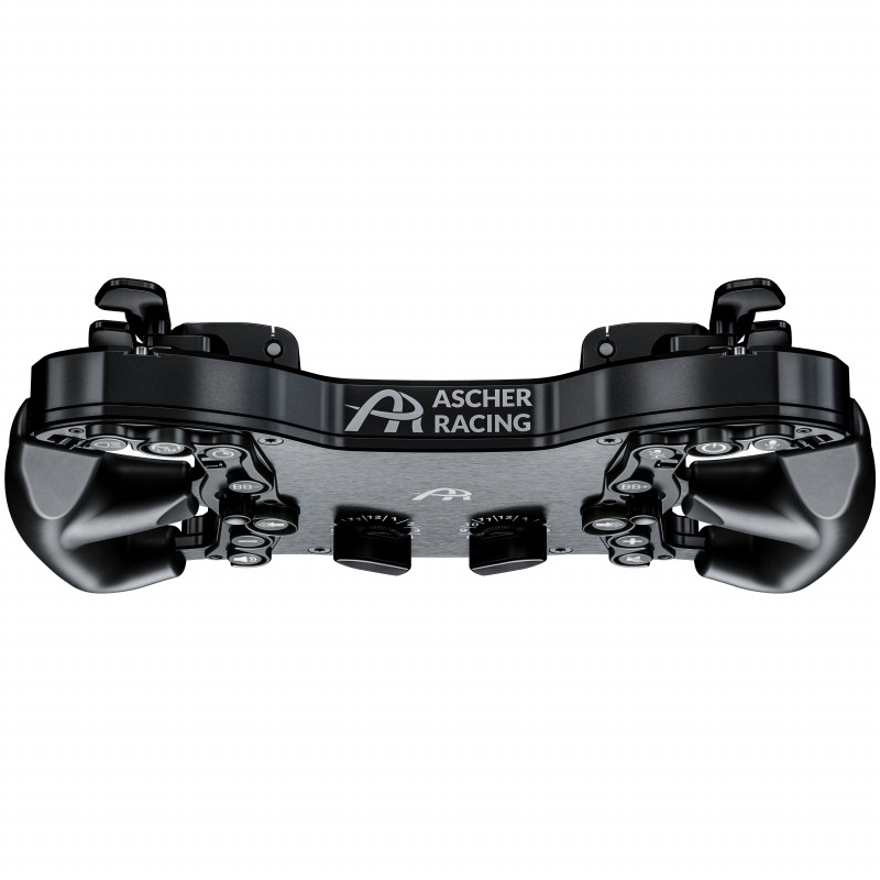 Ascher Racing Pro-USB Black Edition volant pre sim racing