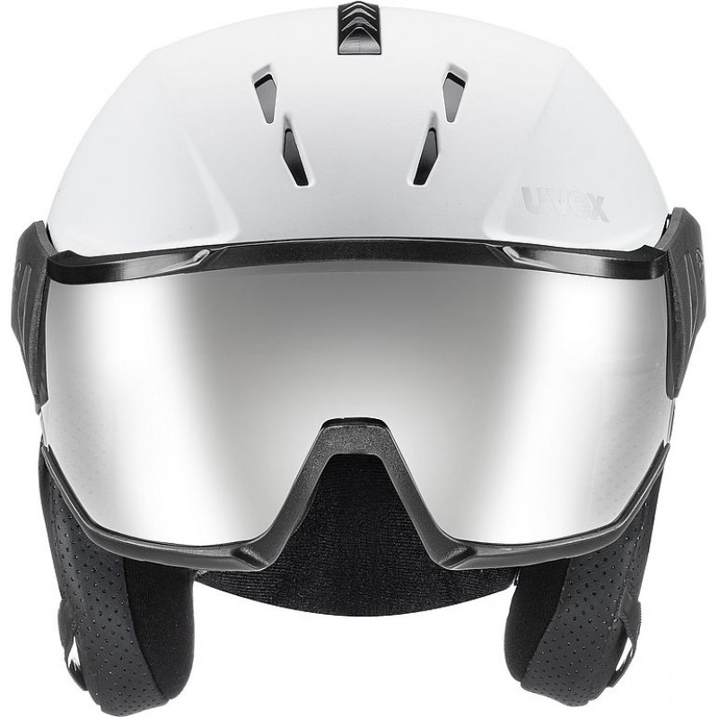 UVEX Instinct Visor lyžiarska prilba, čierna/biela, 53-55 cm (56/6/260/50)