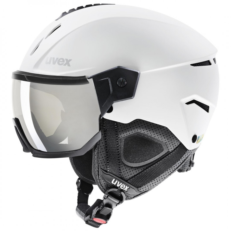 UVEX Instinct Visor lyžiarska prilba, čierna/biela, 56-58 cm (56/6/260/50)
