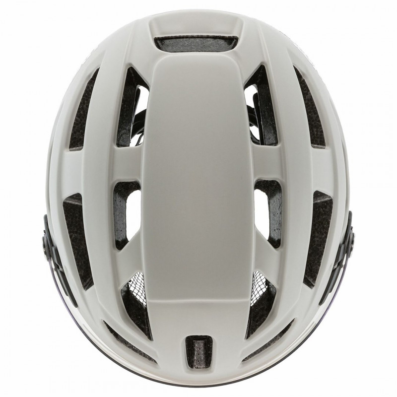 UVEX Finale Visor cyklistická prilba, biela/sand, 52-57