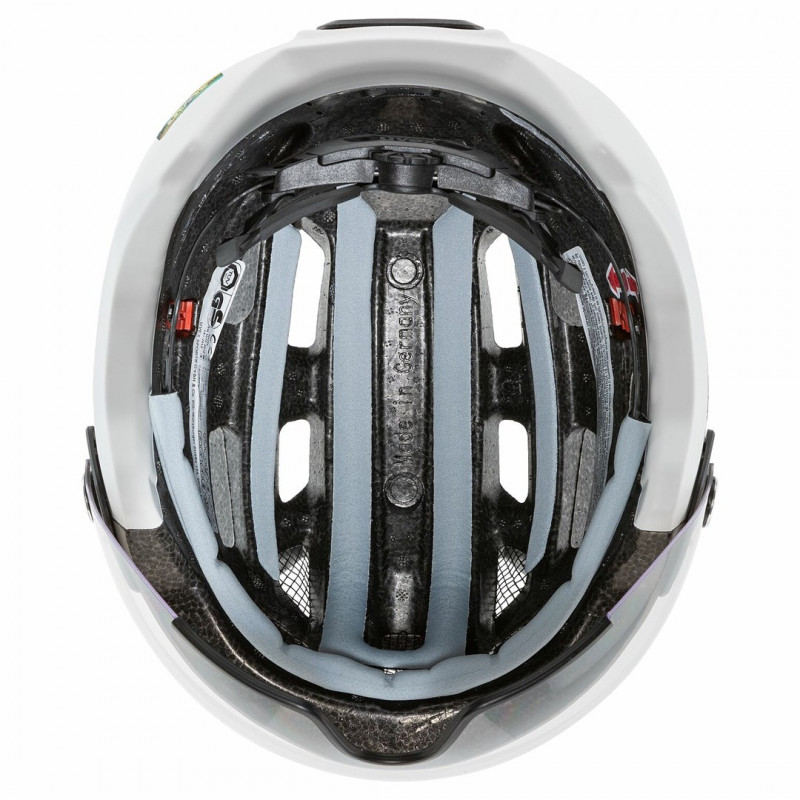 UVEX Finale Visor cyklistická prilba, biela/sand, 52-57