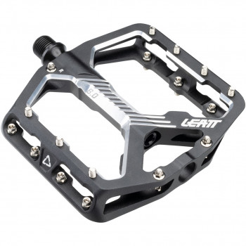 Leatt AllMtn 6.0 ploché bicyklové pedále, úzka platforma 114x100 mm, čierna
