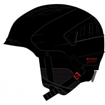 K2 Diversion pánska helma 51-55, čierna
